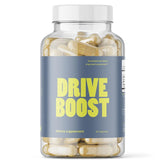 VB Health Drive Boost : bouteille de capsules, soutien potentiel de l’endurance et de la vitalité.