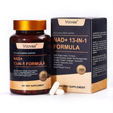 Boîte de capsules Vccvaa NAD pour une routine quotidienne pratique.