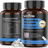 VCCVBB Magnesium Complex – capsules ultra-petites, faciles à prendre en déplacement.