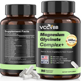 VCCVBB Magnésium Complexe – capsules ultra-petites pour ingestion facile au quotidien