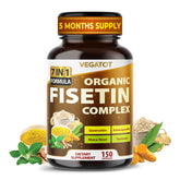 VEGATOT Fisetin en bouteille avec bénéfice potentiel sur le bien-être quotidien
