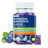 Gommes Vegavero Potassium Magnésium en bouteille, usage quotidien simple.