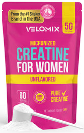 VELOMIX Créatine pour femmes – poudre pure pour énergie musculaire durable