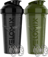 Gobelets VELOMIX 2-pack vert noir, pratiques et étanches pour vos shakes quotidiens.