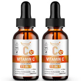 Gouttes liposomales Vemluta vitamine C 2000mg montrant l'emballage et la facilité d'utilisation.