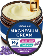 Venture Pal Crème Magnésium appliquée sur la peau pour une douceur immédiate