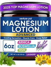 Lotion Venture Pal magnésium Arnica MSM Boswellia: application apaisante après l'effort.