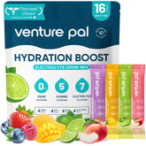 Venture Pal sachet électrolytique sans sucre, hydratation rapide en déplacement
