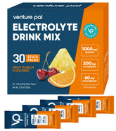 Venture Pal sachet électrolyte sodium élevé, hydratation rapide après l’effort.