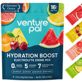 Venture Pal sachets électrolytes sans sucre pour hydratation rapide