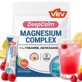 VEV Deep Calm, poudre magnésium framboise-citron pour détendre
