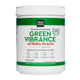 Vibrant Health Green Vibrance dans une bouteille, énergie naturelle.