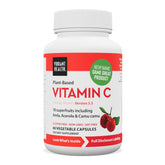 Vibrant Health Super Natural C – bouteille et capsules, soutien immunitaire potentiel.