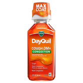 Vicks DayQuil Toux DM+ relief rapide de toux et de congestion.