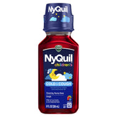 Vicks Kids NyQuil framboise – flacon prêt pour le repos nocturne des enfants.