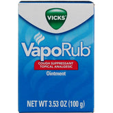 Pommade Vicks Vaporub 100 g, lot de 3, emballage pratique.