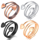 Vicmag bague cuivre magnétique, gros plan sur texture durable et élégante.