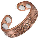 Vicmag bague cuivre avec aimants néodymes, confort quotidien.