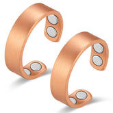 Vicmag Bague magnétique en cuivre avec quatre aimants pour l'équilibre au quotidien