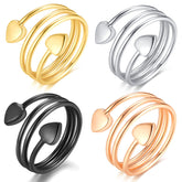 Vicmag bague magnétique en cuivre pour femmes, look élégant au quotidien.