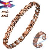 Vicmag bracelet cuivre magnétique poignet, design élégant pour le quotidien.