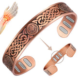 Vicmag bracelet cuivre avec neuf aimants 5000 gauss au quotidien.