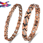 Vicmag bracelet magnétique en cuivre pur, robuste et prêt à l’emploi.