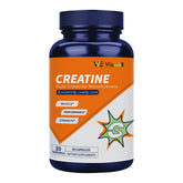 Vicwell Creatine Monohydrate Capsules — bouteille prête à emporter pour entraînements intenses