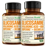 Vimerson Health glucosamine sulfate acide hyaluronique – soutien mobilité quotidien.