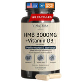 Vinatura HMB D3 capsules, soutien récupération après l'effort.
