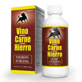 VINO CARNE HIERRO – bouteille 16 onces prête pour énergie durable et bien-être.