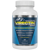 Virectin – bouteille de complément alimentaire, pratique pour une utilisation quotidienne.