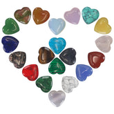 Virekm pierres-coeur-rose-quartz 20pcs: parfaites pour déco lumineuse et ambiance zen.