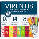 VIRENTIS 48 sticks dans emballage portable pour hydratation rapide en déplacement