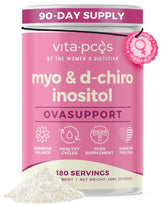 L'emballage VITA-PCOS avec pot, pratique pour une cure de trois mois.