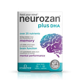 Vitabiotics Neurozan Plus — bouteille vue, soutien potentiel des fonctions cérébrales.