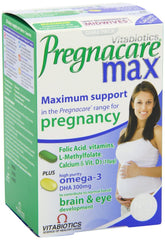 Vitabiotics Pregnacare Max - pack 2x84 tablettes pour soutenir l'apport nutritionnel pendant la grossesse.