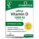 Vitabiotics Ultra D3 – bouteille montrant le format pratique facilitant la prise