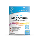 Vitabiotics Ultra Magnésium, boîte de 60 comprimés, pratique pour le quotidien.