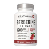 VitaCosmoX Berberine HCL capsule : dose élevée et pratique au quotidien