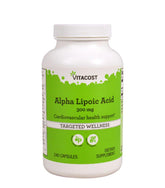 Vitacost Acide Alpha-Lipoïque – bouteille, aperçu du dosage et potentiel antioxydant