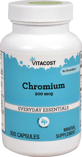 Vitacost ChromeMate Chromium dans la bouteille, soutien potentiel au métabolisme des nutriments.