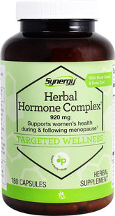 Vitacost Complexe hormonal à base d’herbes – boîte de capsules, soutien féminin potentiel.