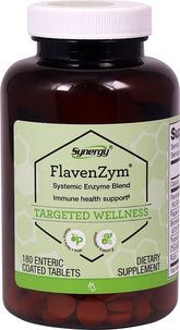 Vitacost FlavenZym — flacon d'unités, soutien des défenses naturelles.