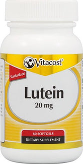 Vitacost lutéine 20 mg avec zéaxanthine, bouteille, soutien potentiel à la macula
