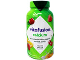 Vitafusion Calcium : bouteille, apport potentiel en calcium au quotidien.