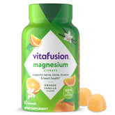 Vitafusion Magnésium gommes dans flacon 60 gommes, intégration quotidienne facilitée