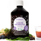 VITAGUT Probiotique Liquide – bouteille, équilibre intestinal potentiel.