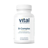 Vital Nutrients complexe B vegan flacon – énergie soutenue et métabolisme équilibré.