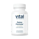 Vital Nutrients Detox Formula bouteille peut soutenir les voies naturelles de détoxification.